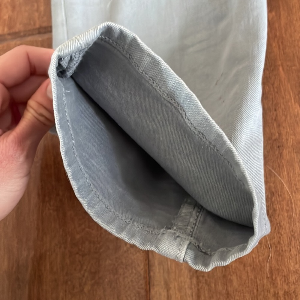 Loft light grey skinny crop size 4 jeans - Picture 6 of 6
